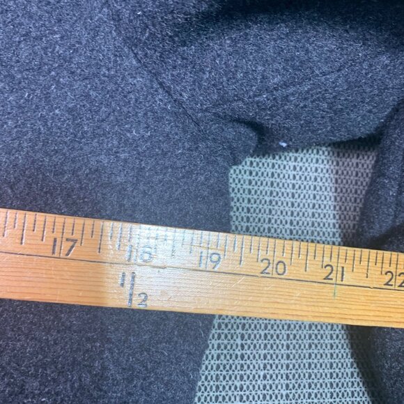 St. Johns Bay Womens Size Medium Gray Double Breasted  Peacoat Wool-Blend - Picture 8 of 8